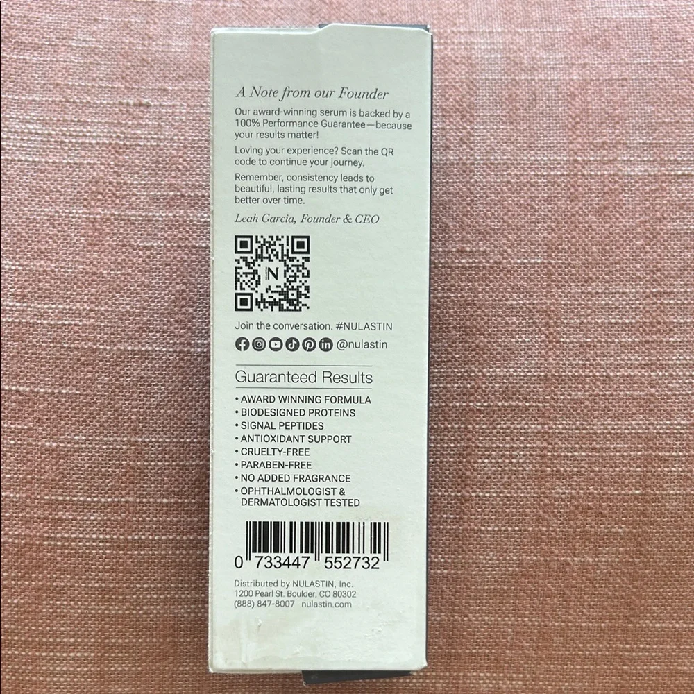 NULASTIN NULASH Lash Follicle Fortifying Serum – New in Box